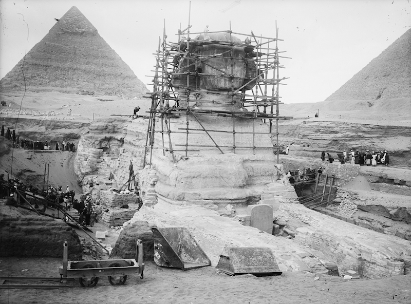 sphinx excavations 1920's ile ilgili gÃ¶rsel sonucu